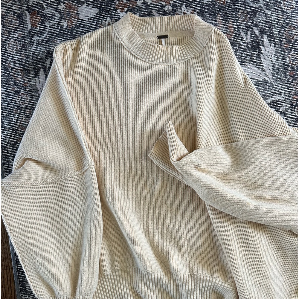 Small free people easy street tunic in beige